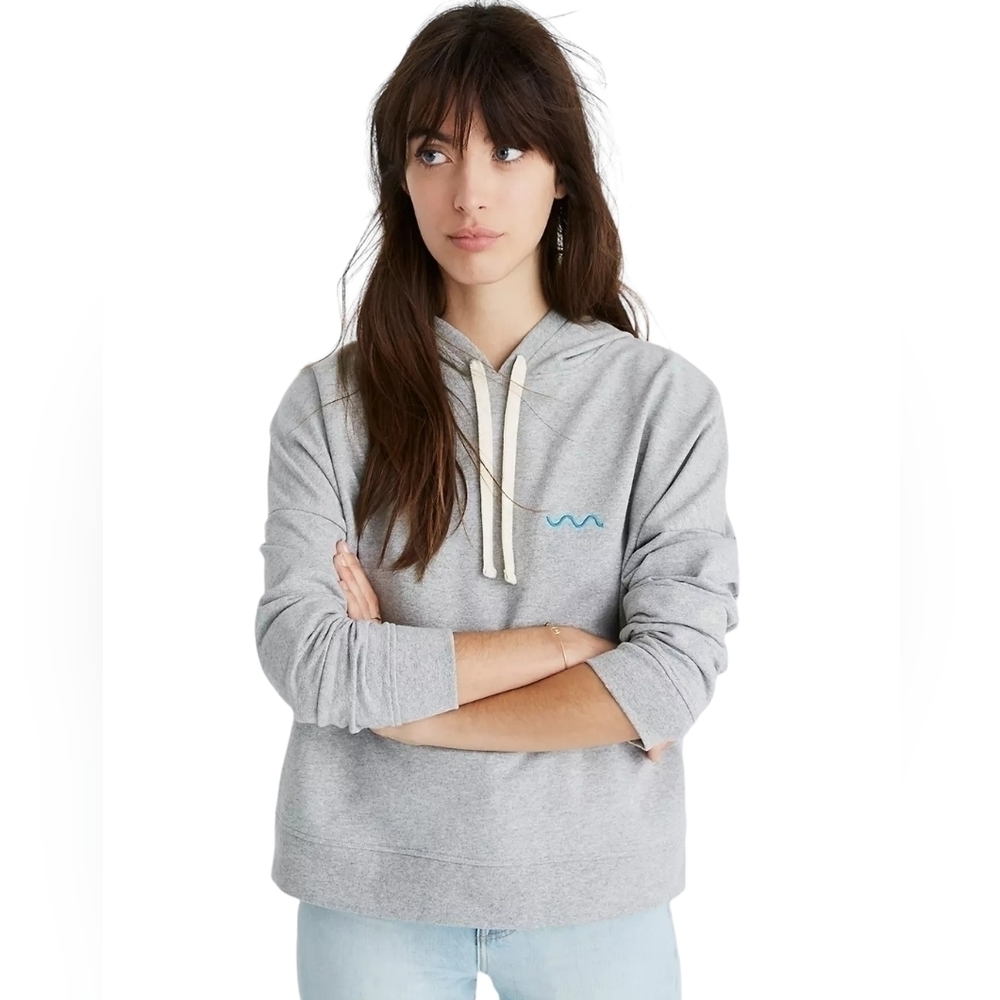 Madewell X Charity Water | Women's Gray Hoodie Sw… - image 1